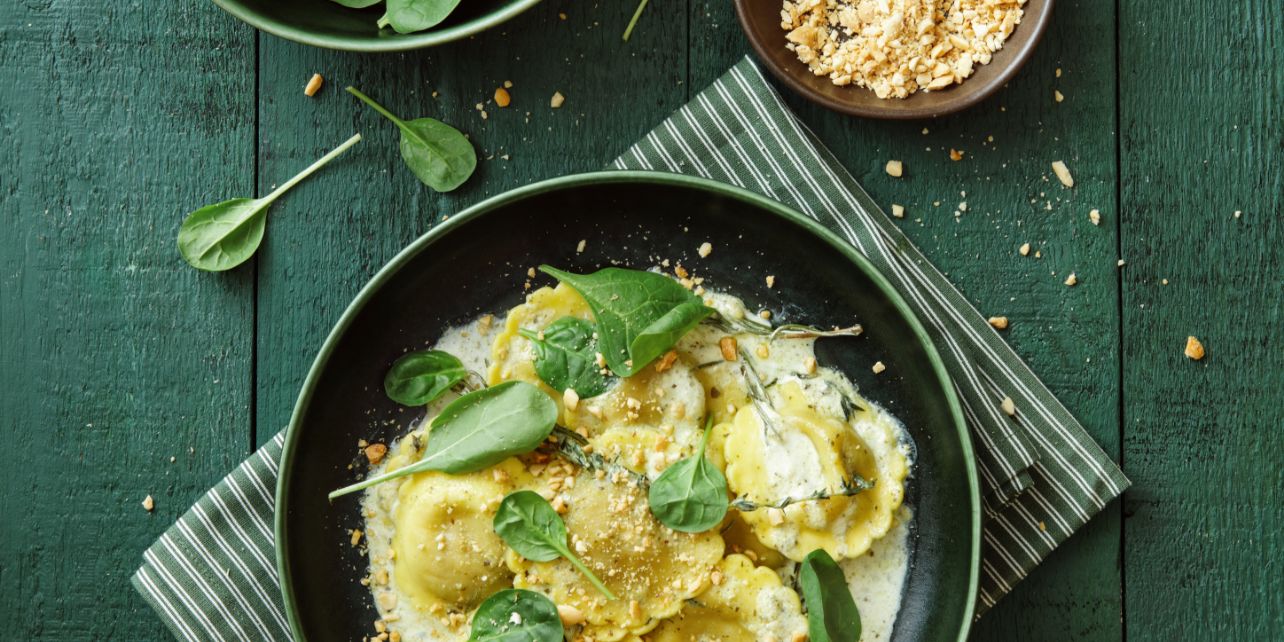Vegan Mushroom Ravioli